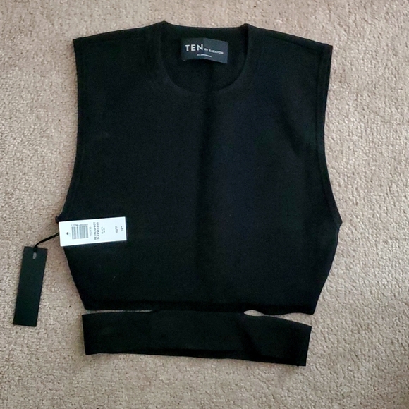 Babaton Ten black retrospective sleeve less top - Picture 2 of 4